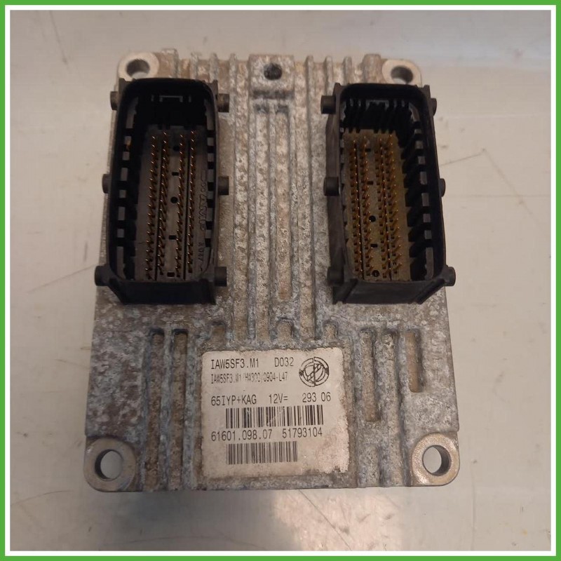 Centralina Motore Iniezione ECU Fiat IAW5SF3 Fiat Grande Punto 1.2 Active 51793104 Benzina 2005-2010