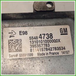 Centralina Motore Iniezione ECU Opel 55484738 Opel Meriva B 1.6 CDTi 16v. 55591599 Gasolio 2014