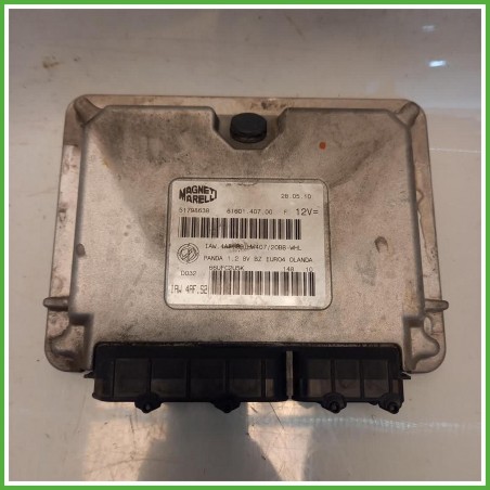 Centralina Motore Iniezione ECU Magneti Marelli IAW4AF.S2 Fiat Panda 2 Serie 1.2 GPL 51798638 Benzina GPL 2009-2010