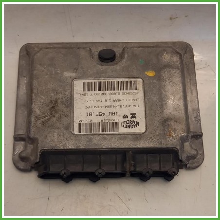 Centralina Motore Iniezione ECU Magneti Marelli IAW49F.B1 Lancia Lybra SW 1.6 16v. 46769432 Benzina 1999-2001
