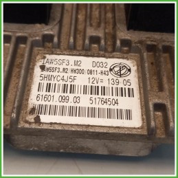 Centralina Motore Iniezione ECU Magneti Marelli IAW5SF3.M2 Fiat Grande Punto 1.4 51764504 Benzina 2009-2013