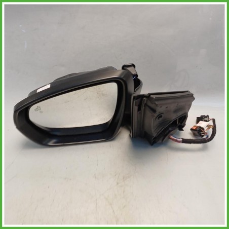 Specchio Specchietto Retrovisore Sinistro SX Nero Peugeot 3008 2 Serie 2020-2023  Originale Usato