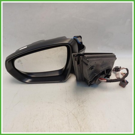 Specchio Specchietto Retrovisore Sinistro SX Nero Peugeot 3008 2 Serie 2020-2023  Originale Usato