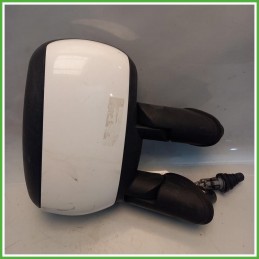 Specchio Specchietto Retrovisore Sinistro SX Bianco Fiat Doblo 1 Serie Cargo 2000-2004  Originale Usato