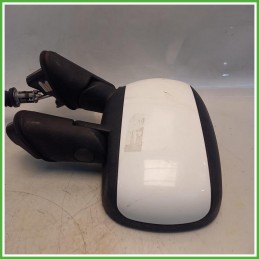 Specchio Specchietto Retrovisore Sinistro SX Bianco Fiat Doblo 1 Serie Cargo 2000-2004  Originale Usato