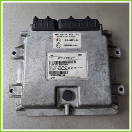 Centralina Motore Iniezione ECU METATRON 6A0-CNG FIAT PANDA 2Q 1.2 DYNAMIC NAT. POWER 51804614 Benzina-Metano 2003 2010