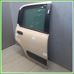 Porta Portiera Sportello Posteriore Destro DX Fiat Panda 3 Serie Giallo Berlina 5 Porte 2012-2020 Originale Usato
