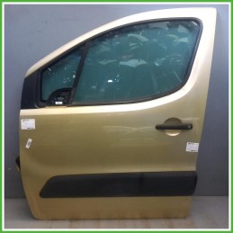 Porta Portiera Sportello Anteriore Sinistro SX Citroen Berlingo 3 Serie Giallo Multispace 5 Porte 2008-2015 Originale Usato