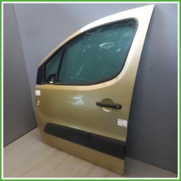 Porta Portiera Sportello Anteriore Sinistro SX Citroen Berlingo 3 Serie Giallo Multispace 5 Porte 2008-2015 Originale Usato