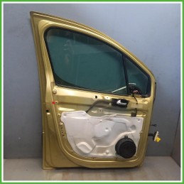 Porta Portiera Sportello Anteriore Sinistro SX Citroen Berlingo 3 Serie Giallo Multispace 5 Porte 2008-2015 Originale Usato
