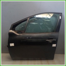 Porta Portiera Sportello Anteriore Sinistro SX Peugeot 208 1 Serie Grigio Scuro Berlina 5 Porte 2015-2019 Originale Usato
