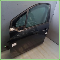 Porta Portiera Sportello Anteriore Sinistro SX Peugeot 208 1 Serie Grigio Scuro Berlina 5 Porte 2015-2019 Originale Usato