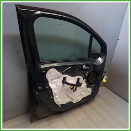 Porta Portiera Sportello Anteriore Sinistro SX Peugeot 208 1 Serie Grigio Scuro Berlina 5 Porte 2015-2019 Originale Usato