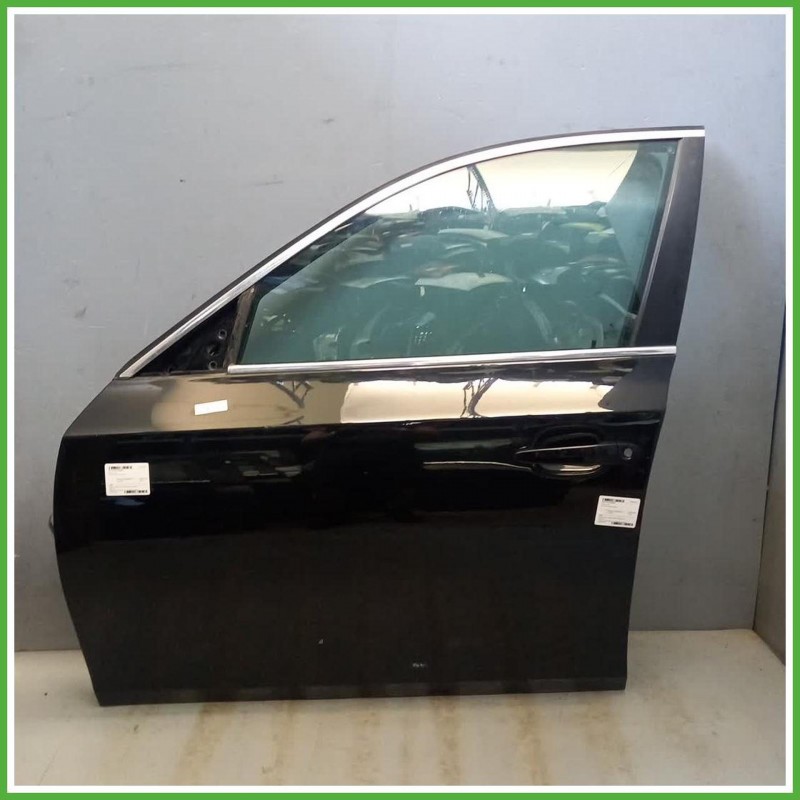 Porta Portiera Sportello Anteriore Sinistro SX Bmw Serie 5 E60 Berlina Nera Berlina 4 Porte 2003-2010 Originale Usato