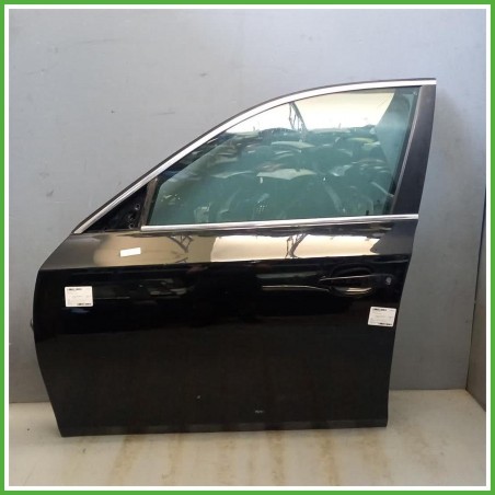 Porta Portiera Sportello Anteriore Sinistro SX Bmw Serie 5 E60 Berlina Nera Berlina 4 Porte 2003-2010 Originale Usato