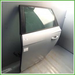 Porta Portiera Sportello Posteriore Sinistro SX Seat Leon 5F1 Grigio Berlina 5 Porte 2013-2016 Originale Usato