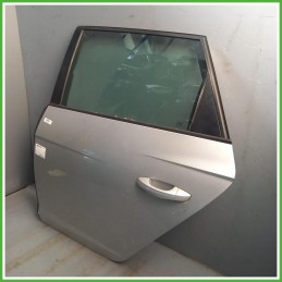 Porta Portiera Sportello Posteriore Sinistro SX Seat Leon 5F1 Grigio Berlina 5 Porte 2013-2016 Originale Usato