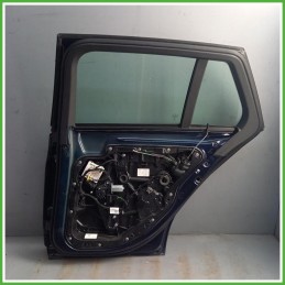 Porta Portiera Sportello Posteriore Destro DX Mercedes Classe C S205 SW Blu Station Wagon 5 Porte 2014-2018 Originale Usato
