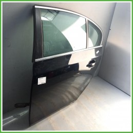 Porta Portiera Sportello Posteriore Sinistro SX Bmw Serie 5 E60 Berlina Nero Berlina 4 Porte 2003-2010 Originale Usato