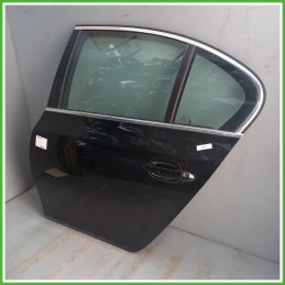 Porta Portiera Sportello Posteriore Sinistro SX Bmw Serie 5 E60 Berlina Nero Berlina 4 Porte 2003-2010 Originale Usato