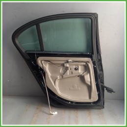 Porta Portiera Sportello Posteriore Sinistro SX Bmw Serie 5 E60 Berlina Nero Berlina 4 Porte 2003-2010 Originale Usato