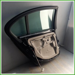 Porta Portiera Sportello Posteriore Sinistro SX Bmw Serie 5 E60 Berlina Nero Berlina 4 Porte 2003-2010 Originale Usato