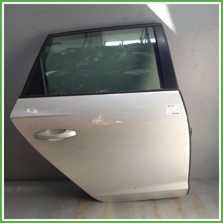 Porta Portiera Sportello Posteriore Destro DX Seat Leon 5F1 Grigio Berlina 5 Porte 2013-2016 Originale Usato