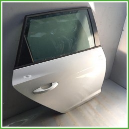 Porta Portiera Sportello Posteriore Destro DX Seat Leon 5F1 Grigio Berlina 5 Porte 2013-2016 Originale Usato