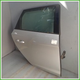 Porta Portiera Sportello Posteriore Destro DX Seat Leon 5F1 Grigio Berlina 5 Porte 2013-2016 Originale Usato