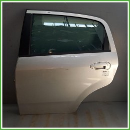 Porta Portiera Sportello Posteriore Sinistro SX Fiat Punto 3 Serie Grigio Berlina 5 Porte 2011-2018 Originale Usato