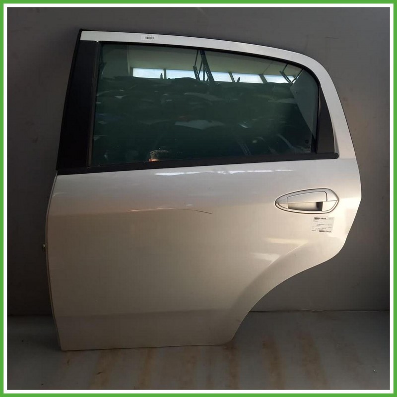 Porta Portiera Sportello Posteriore Sinistro SX Fiat Punto 3 Serie Grigio Berlina 5 Porte 2011-2018 Originale Usato
