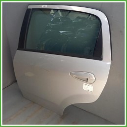 Porta Portiera Sportello Posteriore Sinistro SX Fiat Punto 3 Serie Grigio Berlina 5 Porte 2011-2018 Originale Usato