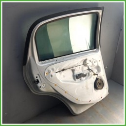 Porta Portiera Sportello Posteriore Sinistro SX Fiat Punto 3 Serie Grigio Berlina 5 Porte 2011-2018 Originale Usato