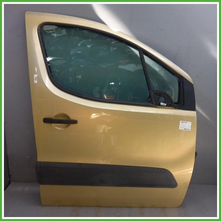 Porta Portiera Sportello Anteriore Destro DX Citroen Berlingo 3 Serie Giallo Multispace 5 Porte 2008-2015 Originale Usato