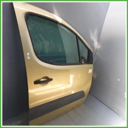 Porta Portiera Sportello Anteriore Destro DX Citroen Berlingo 3 Serie Giallo Multispace 5 Porte 2008-2015 Originale Usato