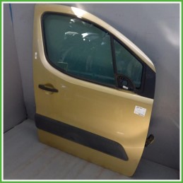 Porta Portiera Sportello Anteriore Destro DX Citroen Berlingo 3 Serie Giallo Multispace 5 Porte 2008-2015 Originale Usato