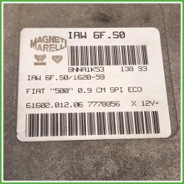 Centralina Motore Iniezione ECU Magneti Marelli IAW6FS0 Fiat Cinquecento 0.9 iE 7778856 Benzina 1994-1999