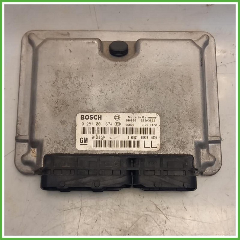 Centralina Motore Iniezione ECU Bosch 0281001674 Opel Astra G 2.0 Di 16v. 93186860 Gasolio 1998-2000