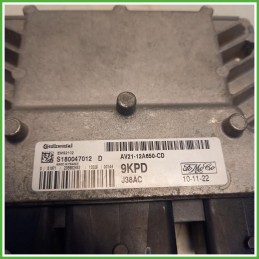 Centralina Motore Iniezione ECU Continental S180047012D Ford Fiesta 6 Serie 1.2 16v. 1543041 Benzina 2008-2012