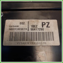 Centralina Motore Iniezione ECU Chevrolet 5WY5403E Chevrolet Matiz 2 Serie 0.8 6v. 96417290 Benzina 2005-2011