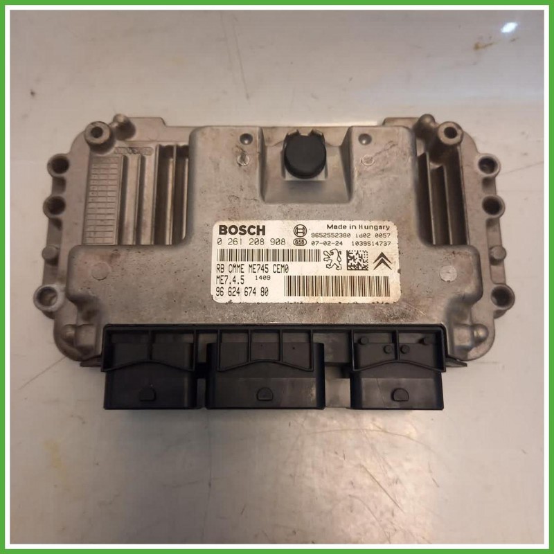 Centralina Motore Iniezione ECU Bosch 0261208908 Citroen Xsara Picasso 1.6 16v. 9662467480 Benzina 2004-2011