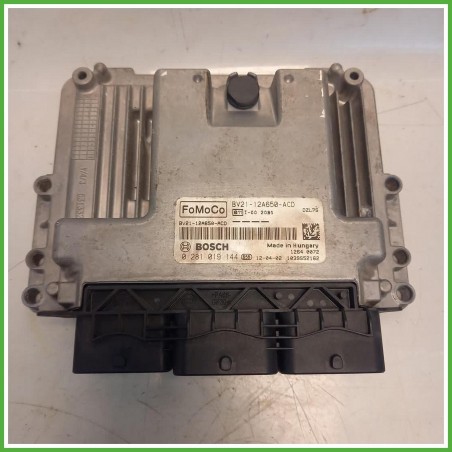 Centralina Motore Iniezione ECU Bosch 0281019144 Ford Fiesta 6 Serie 1.4 TDCi BV21-12A650-ACD Gasolio 2010-2012