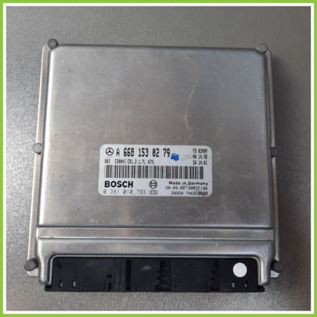 Centralina Motore Iniezione ECU BOSCH 0281010793 MERCEDES-BENZ Classe A W168 170 CDI A6681530279 Diesel 2001 2004
