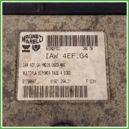 Centralina Motore Iniezione ECU Magneti Marelli IAW4EFG4 Fiat Multipla 2 Serie 1.6 Active 16v. 51779339 Benzina 2004-2010