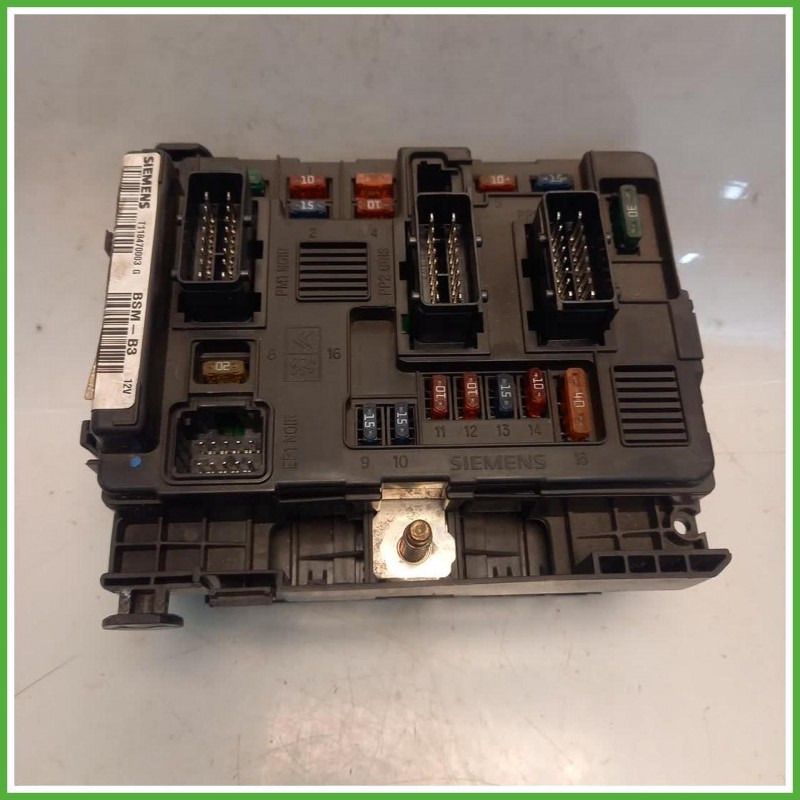 Body Computer Centralina Modulo BCM BSI Siemens t118470003 Citroen C3 1 Serie 1.1 9643498880 Benzina 2002-2005