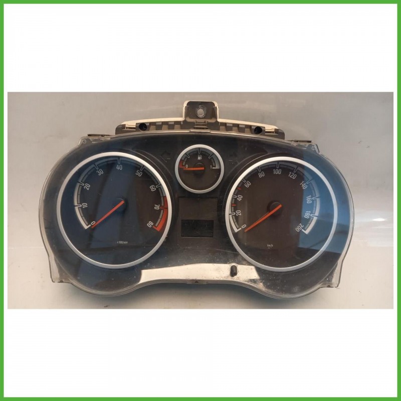 Quadro strumenti contachilometri tachimetro Johnson Controls Opel Corsa D 1.2 GPL 16v. 13252129 2009-2010