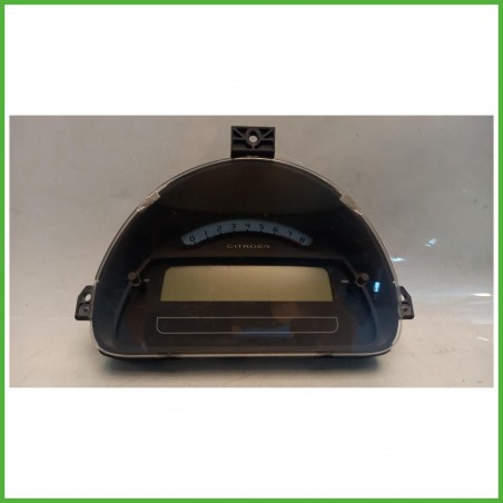 Quadro strumenti contachilometri tachimetro Johnson Controls 28114972 Citroen C3 1 Serie 1.1 BiFuel 6105EV 2005-2009