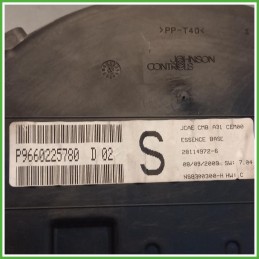 Quadro strumenti contachilometri tachimetro Johnson Controls 28114972 Citroen C3 1 Serie 1.1 BiFuel 6105EV 2005-2009