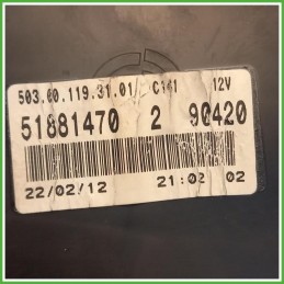 Quadro strumenti contachilometri tachimetro 51881470 Lancia Musa 2 Serie 1.3 JTD Multijet 16v. 51881467 2011-2012