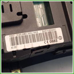 Quadro strumenti contachilometri tachimetro Vdo 110.080.192/003 Audi A2 8Z0 1.4 TDi 6v. 8Z0920900X 2003-2005